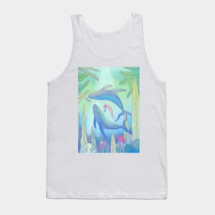 The Girl And The Whales Tank Top